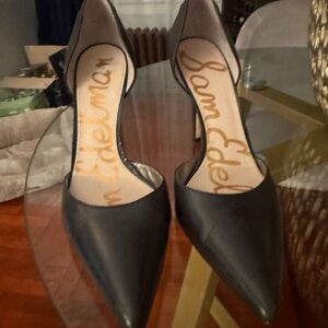 Sam Edelman Delilah Black Pointed Toe Heels